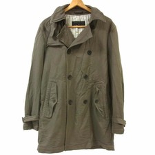 COMME des GARCONS HOMME Trench Coat Polyester Shrink Processing Japan