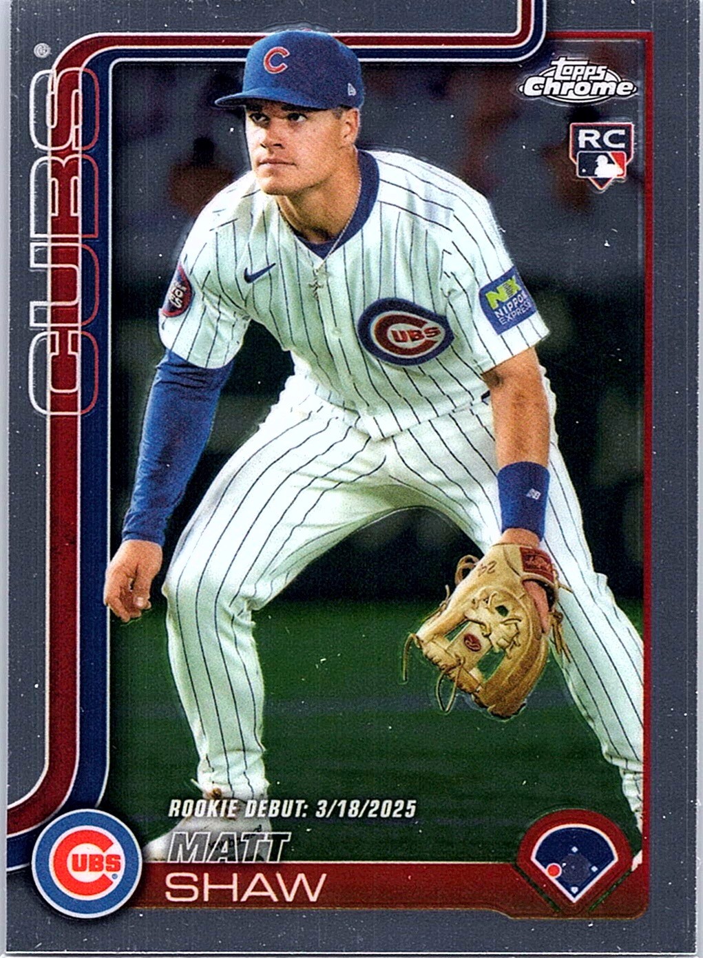 2025 Topps Update #US345 Matt Shaw Sandglitter