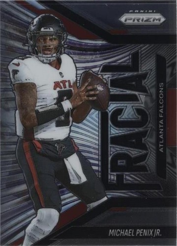2025 Panini Prizm Fractal #10 Michael Penix Jr. Atlanta Falcons | eBay