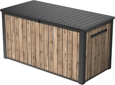 Coffre Jardin Keter Sierra 643L Banc Rangement Extérieur Étanche Verrouillable