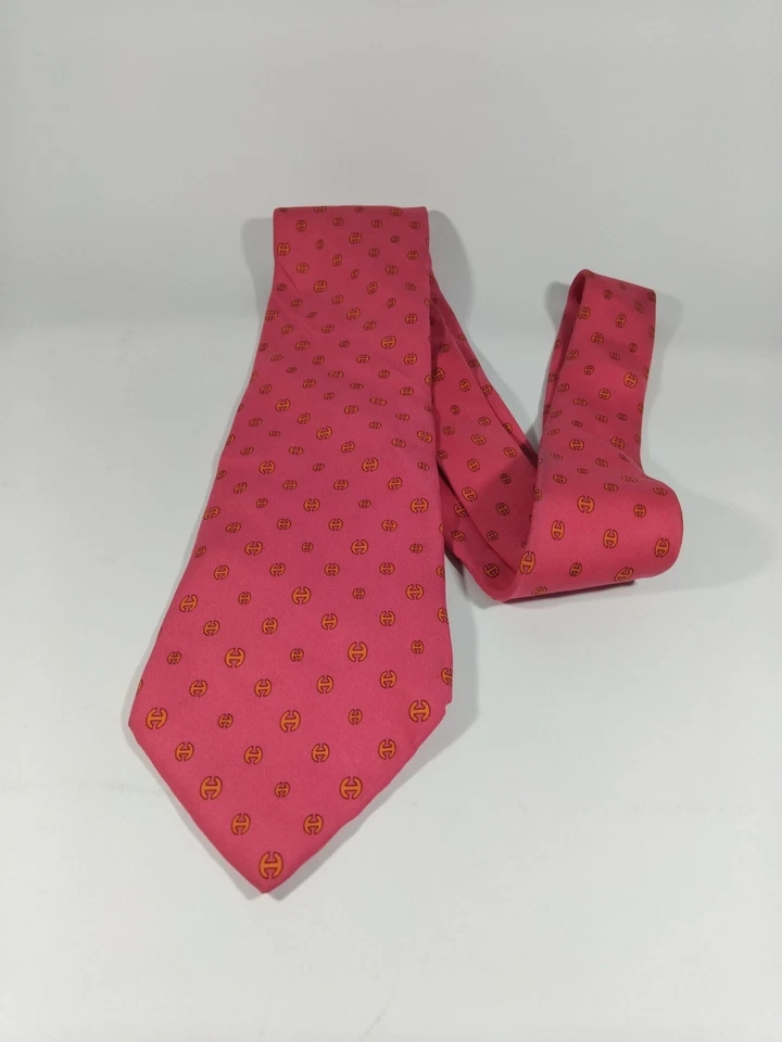 HERMÈS PARIS 5361 OA cravatta tie 100% seta   necktie A958 - Imagen 3 de 4