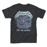 Metallica - Ride THE Lightning Black T-Shirt, Front & Back Print Xx-Large