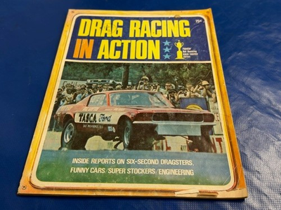 #ad Vtg 1967 DRAG RACING IN ACTION Drag Racing Magazine NHRA AHRA MCEWEN PINK RUTH $15.25