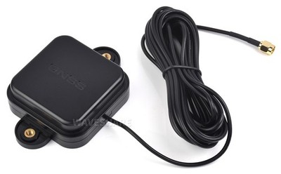 Waveshare GNSS Antenne aktiv, L1 L2 L5, 40dB LNA, SMA-J, RG174 5m, Magnetfuß,