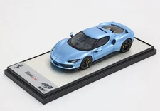 Ferrari 296 GTB Azzurro California Metallic in 1:43 scale Free BBR Hat with Purc
