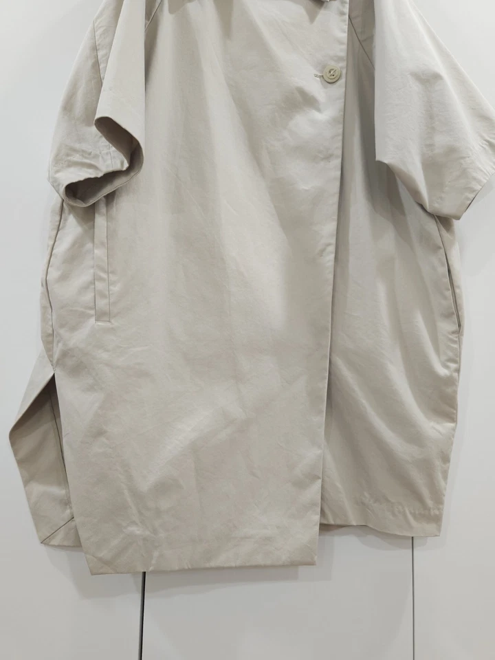 Whiplë Oversized Water Repellent Trench Coat Three-Quarter Sleeve - Image 3 of 4