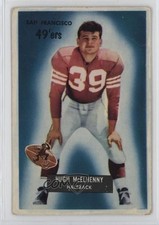 1955 Bowman Hugh McElhenny #75 HOF 0v9