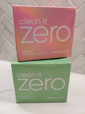 2 Clean It Zero Original Cleansing Balm & Pore Clarifying Banila Acerola
