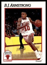 1991-92 Hoops B.J. Armstrong Chicago Bulls #26