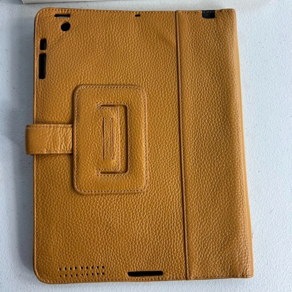 Estojo de couro Bodhi para iPad 2ª 3ª 4ª geração cavalete aba amarelo girassol - Imagem 2 de 4