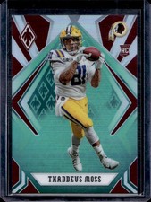 2020 Panini Phoenix Thaddeus Moss RC Teal Rookie #/175 Redskins
