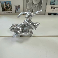 New Car Ornament Cartoon Rocket Rider Badge Mechanic Front Hood Decoration Auto
