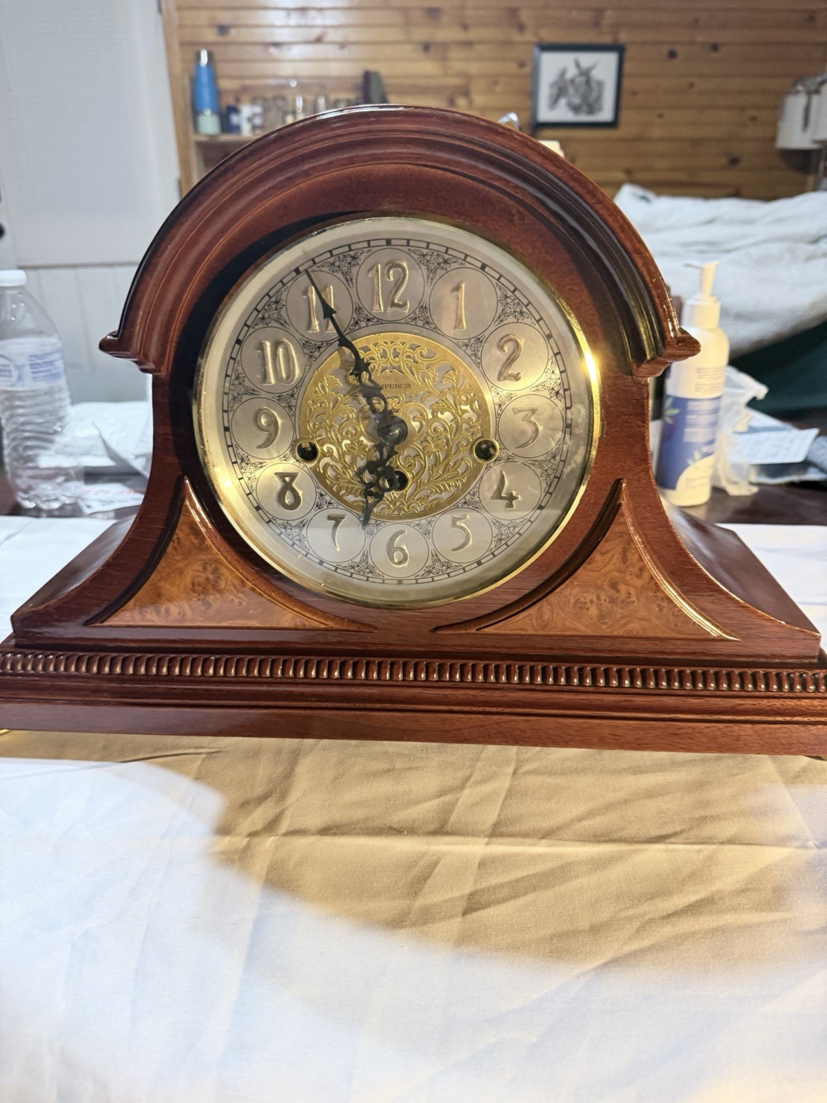 Franz Hermle Mantel Clock 340-020A Westminster Chime 8 Day K
