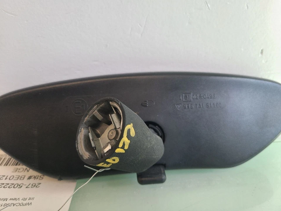 Rear View Mirror Without Automatic Dimming Fits 00-12 PORSCHE BOXSTER 583257 - Image 4 of 4