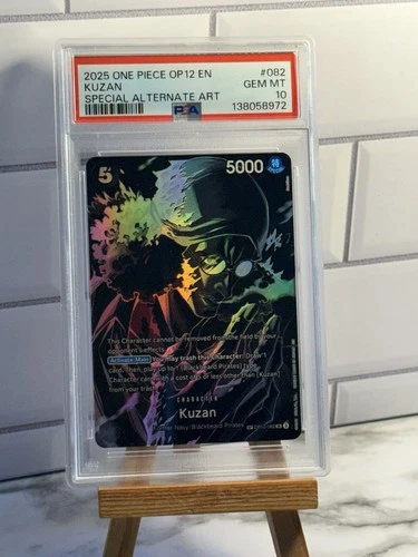 Kuzan SR SP OP10-082 Legacy of the Master 2025 One Piece Card PSA 10 OP12 EN