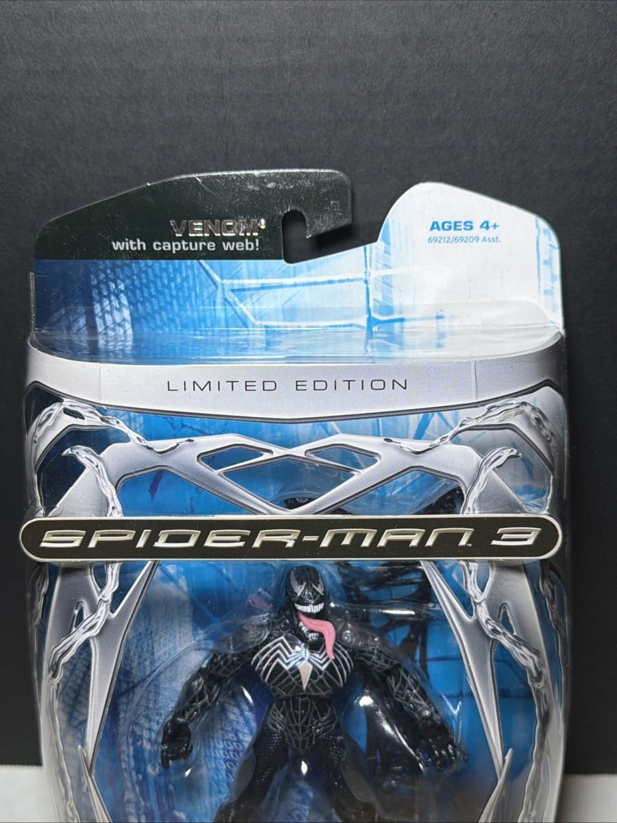 Hasbro 2007 Limited Edition Spiderman 3 Venom With Capture Web