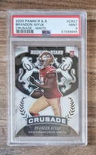 🏈 Brandon AIYUK RC *White Crusade* PSA 9 2020 Panini Rookies Stars #CR27 POP 1