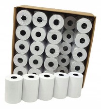 50 Rotoli Carta Termica 57x40x12mm per Terminali di Pagamento Bpafree Alta Qualità