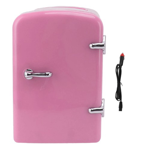 Pink EU Plug Mini Fridge 4L Portable Cooler Warmer Personal Refrigerator Inc SET - Picture 5 of 12