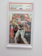 RC 2020 PSA 10 REFRACTOR RANDY AROZARENA GRADED ROOKIE CARD GEM MINT #49