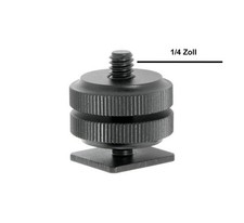 Blitzschuhadapter mit ¼ Zoll Schraube für z...