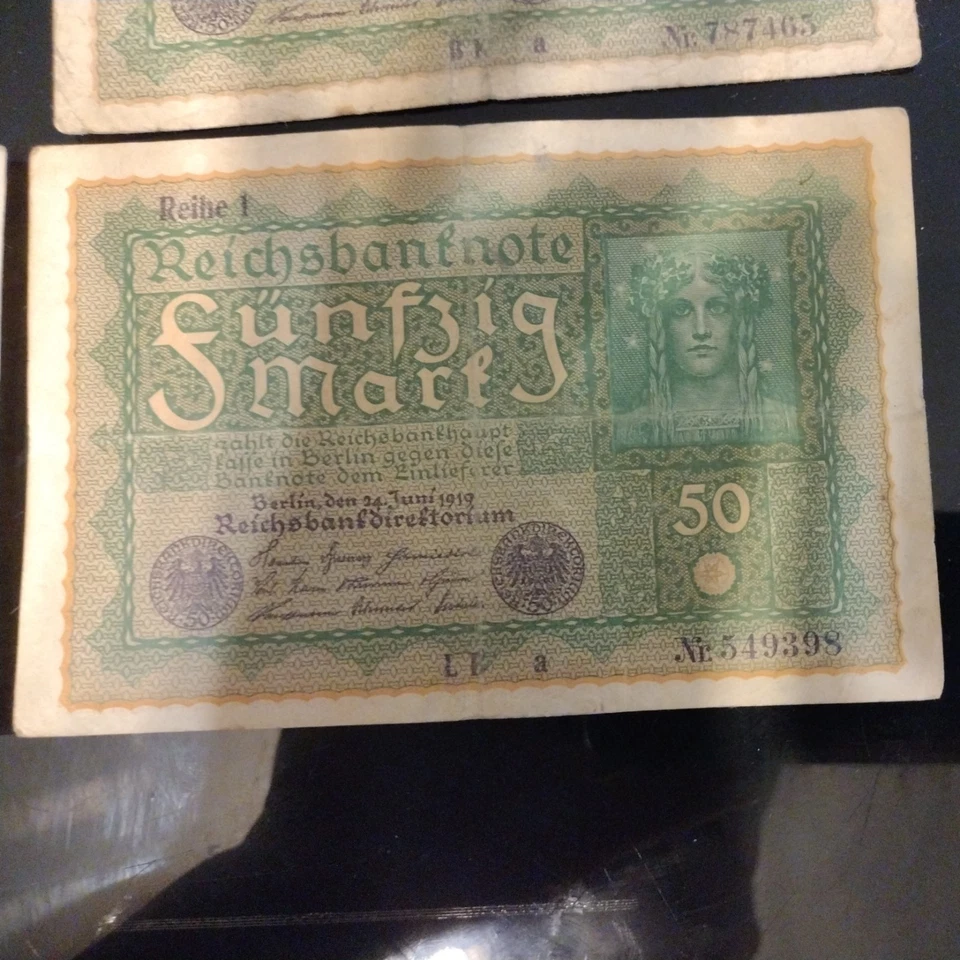 4 * 1919 Germany 50 Mark Note - Image 3 of 4