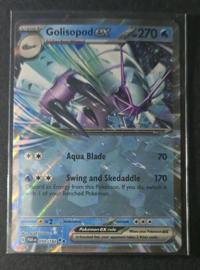 Pokemon TCG - Golisopod ex 050/182 - Paradox Rift - ULTRA RARE - HOLO
