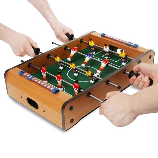 Mini-table de baby-foot pour apéro entre amis et soirées en famille