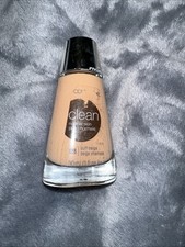 Covergirl Clean Liquid Foundation 125 BUFF BEIGE  Retired  Factory Sealed