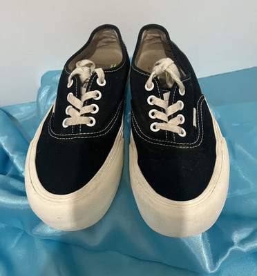VANS AUTHENTIC CLASSIC SHOES BLACK/WHITE VR3 CUSH STYLE-SIZE MENS 4.5 / WOMENS 6