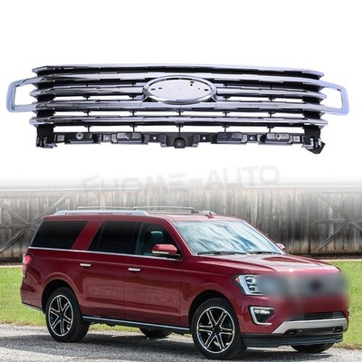 For 2018-2019 Ford Expedition Front Bumper Grille Upper Grill Chrome LL1Z8200BB