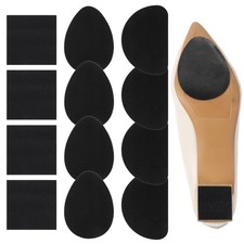 Sibba 12 Pcs Anti Slip Shoe Grips on Bottom of Shoes, Black Non-Slip Shoe Pads