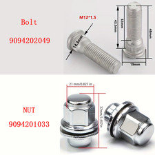 For Toyota Tacoma Tundra Corolla Rav4 Solara Echo Lexus Wheel Bolt Nut For Toyota Tacoma Tundra Corolla Rav4 Solara Echo Lexus Wheel Bolt Nut