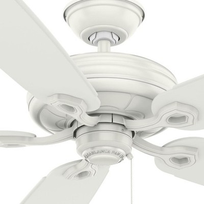 NEW Casablanca Charthouse 60'' Wet Rated Outdoor Ceiling Fan - White, 55075