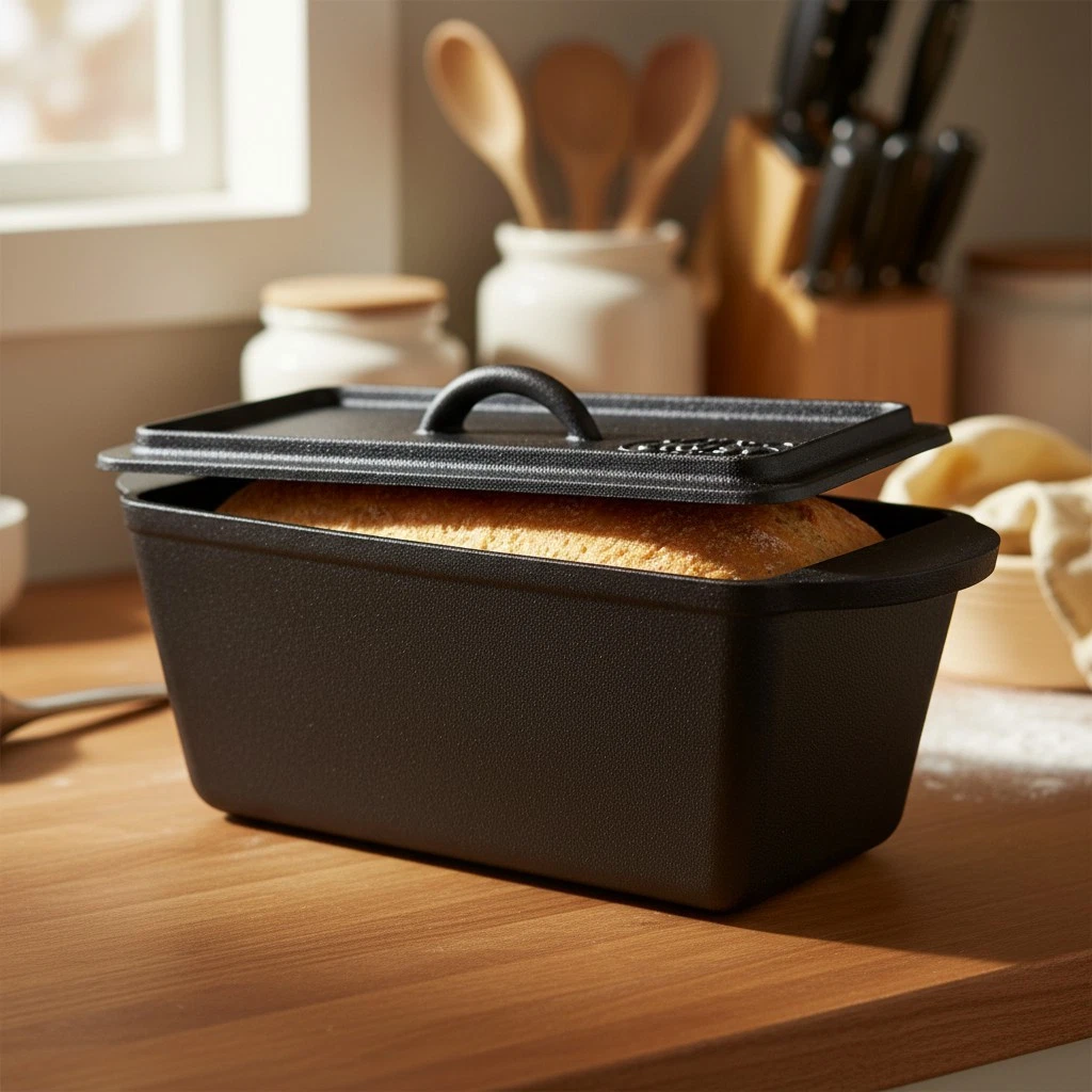 Elegant Cast Iron Dutch Oven for Homemade Sourdough with Handy Accessories
