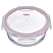 Westmark Contenitore per alimenti in vetro, rotondo, capacità di riempimen Rsp6