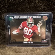 ACTION PACKED 1993 MONDAY NIGHT FOOTBALL JERRY RICE 49ERS NFL CARD #78