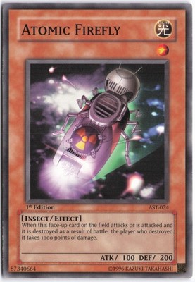 Yugioh - Atomic Firefly AST-024 1st Edition - Ancient Sanctuary
