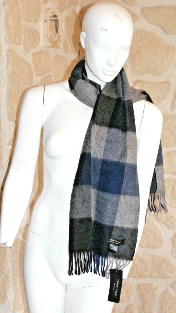 Écharpe Femme Terry Lane 100% Mohair Noir - Neuf Avec étiquettes