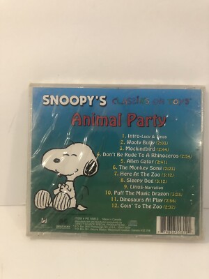 SNOOPY'S CLASSIKS - ANIMAL PARTY - VARIOUS - CD - NEW - SEALED