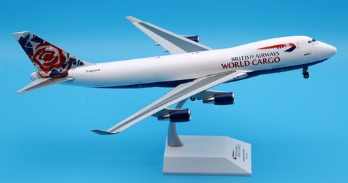 JC Wings 1:200 British Airways Cargo B747-400F avión diecast modelo N495MC - Imagen 5 de 19