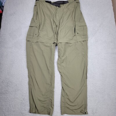 Magellan Pants Men XL Khaki Back Country Convertible Shorts Zip Athletic  Hiking