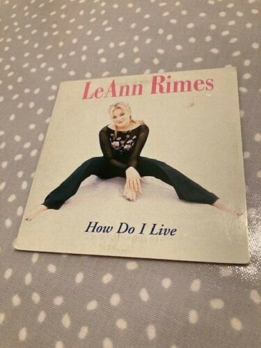 LEANN RIMES RECORD BREAKING HIT HOW DO I LIVE - RARE GERMAN 2 TRACK CD SINGLE! - Picture 1 of 3
