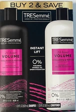 SET TRESemme 24 hour Volume Shampoo & Conditioner 28 oz Each Collagen & Peptide