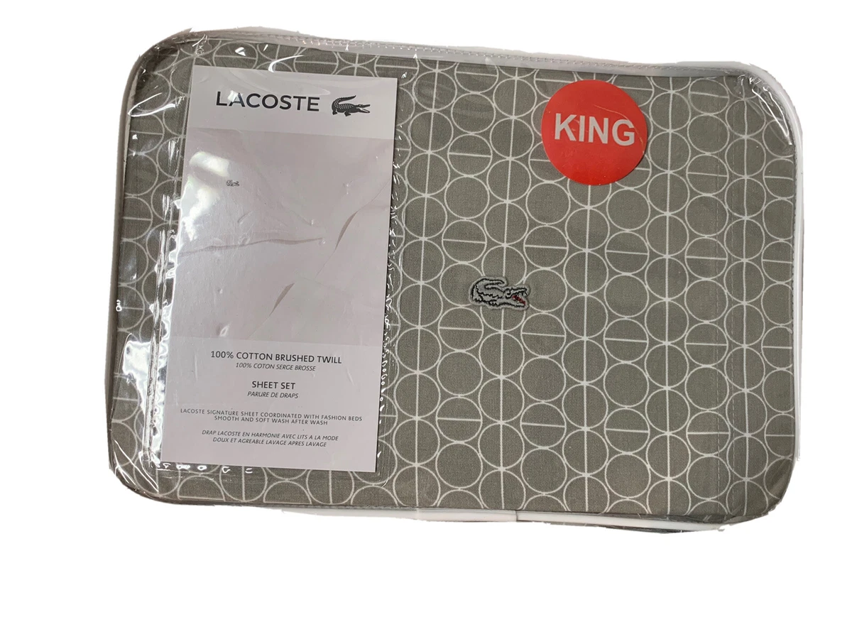 Lacoste twill sheets Outlet