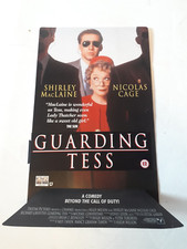 GUARDING TESS COUNTER CARD DISPLAY STANDEE Video Shop VHS VINTAGE ORIGINAL