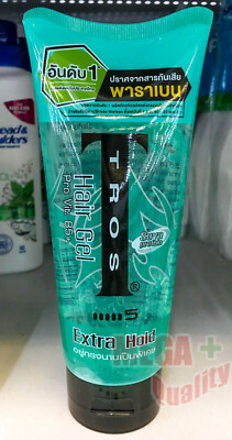 Thai Best Tros Hair Styling Gel Extra Hold Pro Vitamin B5 For Men Tube 200 g.