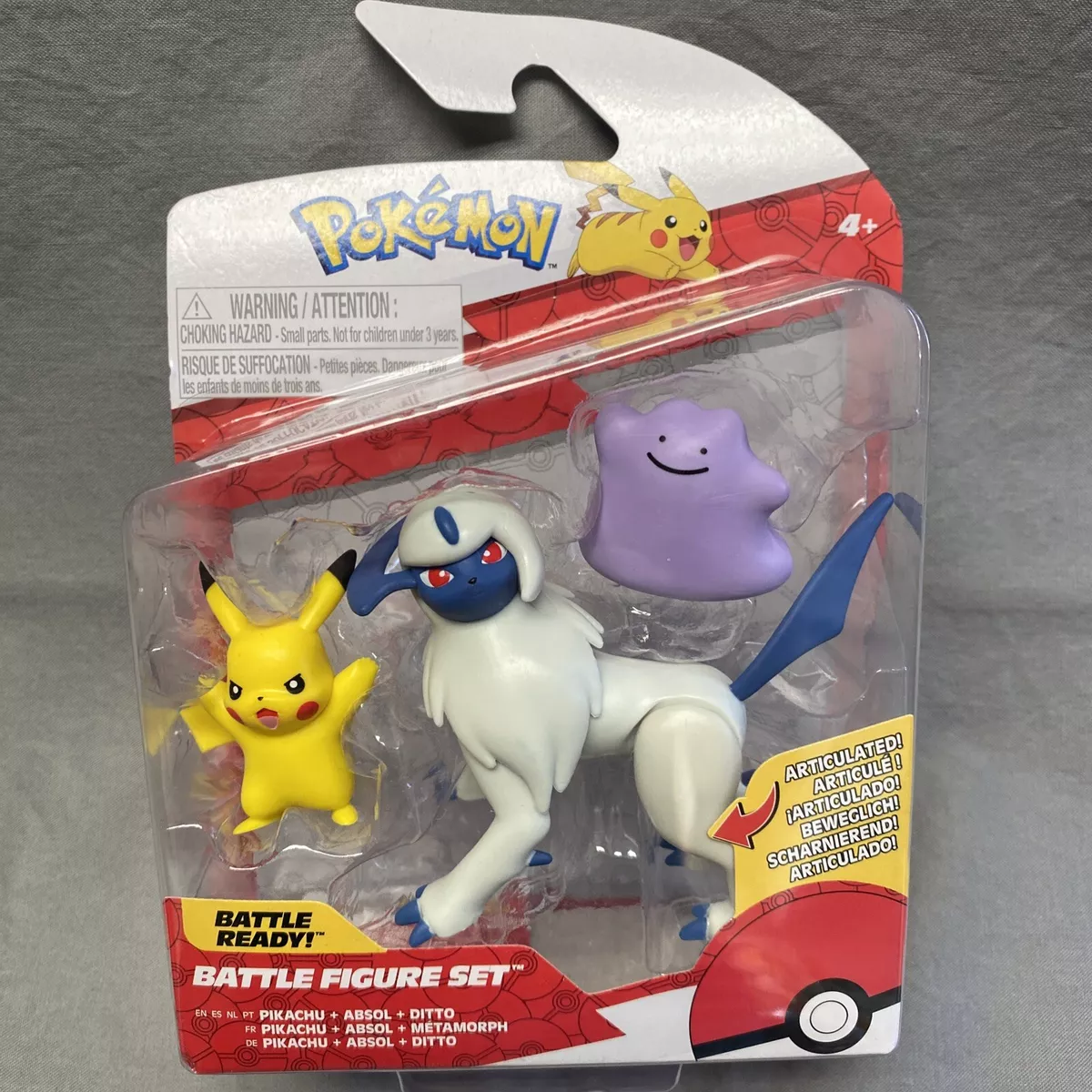2023 Pokemon Battle Action Figure Set PIKACHU ABSOL DITTO eBay