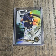 Eduardo Garcia Bowman 2022 Platinum TOP88 Autograph Brewers Auto Card