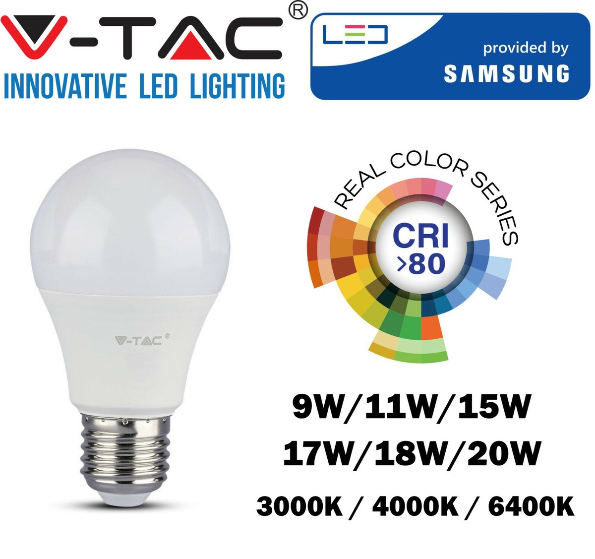Ampoule LED MR11 / G4 1,1W Samsung Chip V-TAC PRO VT-201